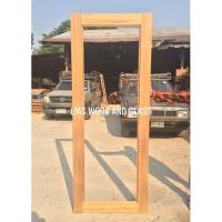 ราคา บานประตูไม้กรอบโล่ง ขนาด 70x200 80x200 90x200 100x200 ซม (19834391987)