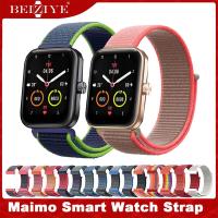 ราคา วงดนตรี Nylon Loop Strap สายนาฬิกา For Maimo Smart Watch Straps สาย Maomo Watch สาย Smart Watch Band Smart Wristbands Maimo Smart Watch 22mm Watchstrap Acceccories (10323190507)