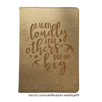 ราคา สมุดโน๊ตA5 หน้าปกลาย 1A 3C กระดาษคราฟท์เย็บขอบ พิมพ์ลายกราฟฟิก Inspiration Kraft Paper with Graphic Print Notebook A5 size เนื้อในกระดาษถนอมสายตา (11856775925)