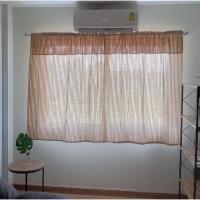 ราคา ผ้าม่านโปร่ง สีน้ำตาล กว้าง110สูง130เซน มีเชิง ผ้าม่านวินทจ มินิมอล (11482073007)
