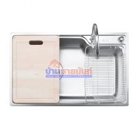 ราคา อ่างล้างจาน EVE รุ่น OPTIMAS 750 450 แบบ 1หลุม พร้อมอุปกรณ์ ก๊อก เก็บปลายทาง รหัส 2303 0056 รหัส 2303 0061 (2844966997)