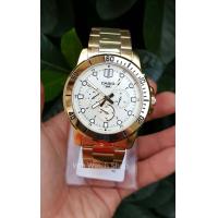 ราคา นาฬิกา Casio รุ่น MTP VD300G 9E นาฬิกาผู้ชายสายแสตนเลสสีทอง หน้าปัดทอง รุ่นใหม่ล่าสุด ของแท้ 100 รับประกันสินค้า 1 ปีเต็ม (6604914757)