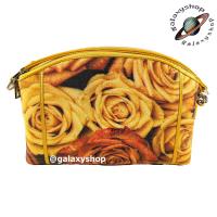 ราคา กระเป๋าสะพายหนังปลากระเบนแท้ผู้หญิง สไตล์ 2ซิปคู่ ลายดอกกุหลาบ เหลืองแดง สวยโดดเด่น ฟังก์ชั่นครบ มอบเป็นของขวัญถูกใจผู้รับ (10479769629)