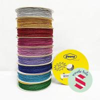 ราคา ลดราคายกแพค ลวดกลมคละสี 10ม้วน ทำหูกระเป๋า หูปิ่นโตเหรียญโปรยทานความยาว10 หลา (19526084827)