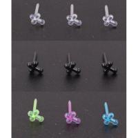 ราคา ต่างหูก้านพลาสติกหัวหมุด ก้านห่วงพลาสติก (19467270856)