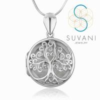 ราคา SUVANI เงินแท้ 92 5 ล็อกเก็ตต้นไม้แห่งชีวิต ลายฟิริกรี เซลติก ล็อกเก็ตพร้อมสร้อยคอ เครื่องประดับเงินแท้ (21082337217)