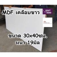 ราคา MDF เคลือบเมลามีน 2 ด้าน สีขาว 30x40ซม หนา 6 19มม ไม้อัด เคลือบขาว ใช้ทำ เฟอร์นิเจอร์ หน้าโต๊ะ ท็อป บานตู้ ชั้นวางของ (18076587345)