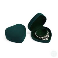 ราคา กล่องกำมะหยี่ใส่เครื่องประดับ กล่องใส่สร้อยมือ กล่องใส่กำไล กล่องใส่นาฬิกา ขนาด 10x10x4 5 cm กล่องกำมะหยี่สีเขียว ราคาส่ง (19203559060)