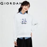 ราคา GIORDANO Women Huangshouyi Sereies Sweatshirts Abstract Print Fleece Lined Sweatshirts Crewneck Fashion Casual Tops 99393367 (20593646598)