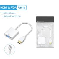 ราคา 1080P HDMI ไปยังตัวแปลงวีจีเอตัวผู้ไปยัง Famale Converter สำหรับจอมอนิเตอร์พีซี Ps3 4 FHD HDMI VGA อุปกรณ์สายอะแดปเตอร์ (20944304336)