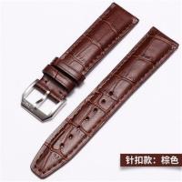ราคา suitable for IWC Watch strap Portuguese 7 Portuguese wave pilot Markfino seven day meter leather strap (19627689426)