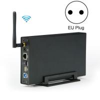 ราคา กล่องฮาร์ดดิสก์แบบพกพาไร้สาย YDDF Blueendless 3 5นิ้ว WIFI Private Cloud Storage EU Plug (19167678941)