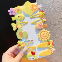 ราคา Cute Kids Hair Clip Set Korean Bangs Hairpin Flower Fruit Baby Girl Barrettes Hair Accessories (19806745924)