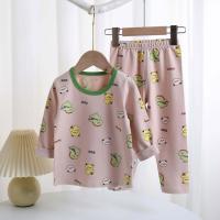 ราคา ชุดนอนเด็กผู้ชาย ชุดนอนเด็กผู้หญิง ลายการ์ตูน แขนยาวขายาว ผ้าคอตตอนผสมสเปนเด็กซ์ ผ้านิ่มเด้ง ใส่สบาย ไซส์ 90 160 (19672229604)