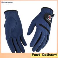 ราคา Broadfashion 1Pair Women Golf Gloves Anti slip Super fine cloth breathable Artificial suede For Left and Right Hand (20641836303)