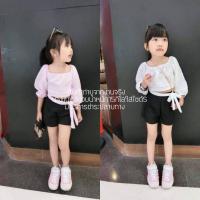 ราคา ส่งฟรีอย่าลืมเก็บคูปอง ชุดเสื้อครอปผูกเอว ชุดเซ็ต 2 ชิ้น เสื้อครอปแขนยาวพองสุดฮิต (4769302917)