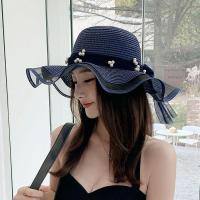 ราคา หมวกสานปีกกว้าง ผู้ใหญ่ หมวกปีกรอบ หมวกชายหาด ส่งจากไทย (18875296398)