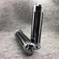 ราคา 25MM 1 Skull Motorcycle Hand Grip Chrome Aluminium Motorbike Handle Bar For Honda Shadow 600 750 1100 VTX 1300 1800 Cruiser (12086922397)
