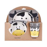 ราคา XINLANYASHE ชามเด็ก พร้อมช้อนซิลิโคนเด็ก ชามก้นดูดสูญญากาศ ชามข้าวลายการ์ตูน ชาม เครื่องใช้บนโต๊ะอาหาร ชุดจาน (17343195492)