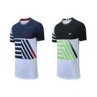 ราคา เสื้อแบดมินตันแบดมินตันแขนสั้น2022ใหม่เสื้อยืดคู่รักแขนสั้น (18634052447)