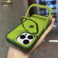 ราคา KISSCASE เคสที่วางโทรศัพท์ป้องกันกล้องแบบใสสำหรับ iPhone 15 Pro Max 15 Plus 14 13 12 11 Pro Max XR XS Max XS 15Pro 15เคสกันกระแทกมือถือฝาหลัง (16184057852)