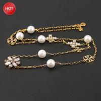 ราคา Tory Burch สร้อยคอเบิร์ชทอรี่ฝังเพชรโลโก้โลหะแฟชั่นชั้นสูงดวงไฟรับความรู้สึกสร้อยคอยาวแฟชั่นหรูหราของขวัญผู้หญิง high quality (17192725138)