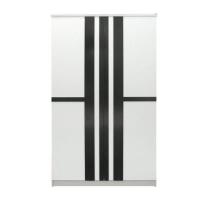 ราคา ตู้เสื้อผ้า ARMANY 120 สีขาวตัดดำ (14480678806)