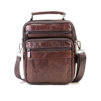 ราคา Chinatown Leather กระเป๋าสะพายหนังแท้หูจับสายสะพายถอดได้ทรงหูจับนอนฝาเล็กซิปยื่นหน้าสีน้ำตาลฤฉ ขนาด ipad 2 3 (14273798973)