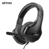 ราคา Ni75ชุดหูฟังเกมสเตอริโอพร้อมไมโครโฟนรอบทิศทางแบบพับได้หูฟังใช้ได้กับ PS5 PS4 Xbox One Xbox Series X S Switchโทรศัพท์ NX120 120S (11422772475)