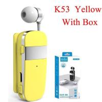 ราคา hot 2022 K55 Earphone Bluetooth 5 2 with Wire Wireless Clip on Headphone Call Remind Vibration Business Headset Handsfree Earbuds (20383681295)