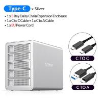 ราคา ORICO 35 Series Type C 4 Bay HDD Docking Station พร้อมฟังก์ชั่น Raid 10Gbps สำหรับ2 5 3 5นิ้ว Hard Drive Case (21004285888)