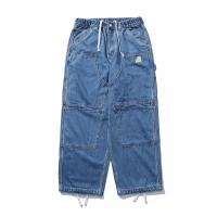ราคา Carhartt In Stock Carhartt Co Branded Jeans Japanese Cityboy Wide Legged Draped Loose Overalls Trousers For Men (20690764544)
