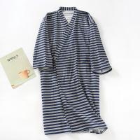 ราคา Japanese cotton gauze bathrobe men big yards kimono robe in the spring and autumn summer pajamas with thin paragraph bathrobe sweat steaming clothes (15672564048)
