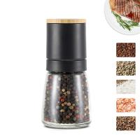 ราคา Salt and Pepper Grinder Glass With Sealing Lids Adjustable Coarseness Ceramic Pepper Grinder Pepper Sea Salt Mill Grinder for Kitchen (19662658838)