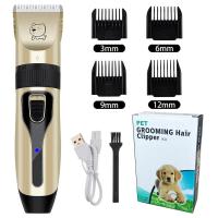 ราคา สัตว์เลี้ยง Trimmer Cat ตัดแต่งขนสุนัขเครื่องโกนหนวดชาร์จ USB Professional Pet Grooming ชุด Electric Pet Clipper (21170430107)