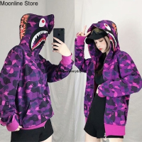 ราคา เสื้อกันหนาวและคลุมออกกำลังกายผู้ชายสีส้ม BAPE X pubg ใหม่ ลาย H oodies sweatershirt แบบสไตล์คลาสสิก เสื้อกันหนาวเสื้อผู้ชายแฟชั่น BAPE SHARK HEAD เสื้อผ้าหน้าหนาว (18134701244)