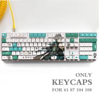 ราคา Genshin Impact NAHIDA NILOU Pbt Material Keycaps Set for ANSI 61 87 104 108 keys Mechanical Keyboard Oem Profile Only KeyCaps (18135262269)