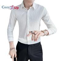 ราคา Cozy Up เสื้อเชิ้ตแขนยาวสไตล์อังกฤษธุรกิจแฟชั่นอย่างเป็นทางการของผู้ชายสลิมฟิต (15874524315)