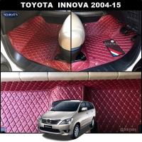 ราคา พรมปูพื้นรถยนต์6D TOYOTA INNOVA 2004 15 พรม6D QX สวยงาม เข้ารูป ปูเต็มคัน 7ชิ้น (5850742300)