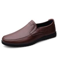 ราคา Spring Autumn Men Shoes Genuine Leather Fashion Mens Casual Shoes Outdoor breathable classic soft comfortable Male Driving Shoes (20393466309)