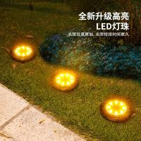 ราคา Outdoor stainless steel 8led solar buried light LED light Garden street light lawn waterproof (20974630810)