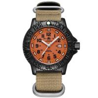ราคา Addies Dive Men Fashion Casual Watch Calendar Display 50m Waterproof Tube Luminous Watch Orange Dial Rotating Bezel Quartz Watch (17610772840)