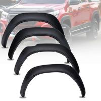 ราคา 6 บังโคลนโป่งล้อคิ้วบังโคลนสำหรับ Toyota Hilux Revo Rocco 2016 2017 2018 2019 2020 2021 2022สีดำด้าน6ชิ้น Setdu F (19836197172)