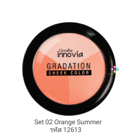 ราคา บลัชออน 3 เฉดสี ในตลับเดียว ปัดแก้มดูดี มีมิติ แก้มสวยสดใส กิฟฟารีน อินโนเวีย เกรเดชั่น ชีค คัลเลอร์ Giffarine Innovia Gradation Cheek Color (21283623349)