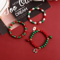 ราคา ชุดสร้อยข้อมือคริสต์มาสแฟชั่น3ชิ้นสำหรับผู้หญิงสร้อยข้อมือซานตาคลอสลูกปัดหลากสีแฮนด์เมดสวยงามเครื่องประดับของขวัญปีใหม่ (20801086445)