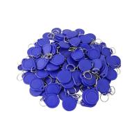 ราคา พวงกุญแจ100สีฟ้า RFID 13 56MHz IC KEYFOB สำหรับการควบคุมการเข้าถึงเข้ากันได้กับบัตร MIFARE คลาสสิก1K (21171153100)