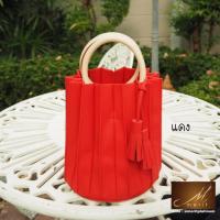 ราคา กระเป๋าหนังทรงขนมจีบ หูกลม คล้องแขน สะพายได้ MT3644 (10457170731)