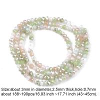 ราคา Beebeecraft 1 Strands Faceted Electroplate Glass Rondelle Beads Pearl Luster Plated Tiny Loose Spacer Beads for Craft Jewelry Necklace Bracelet Making (12914699476)