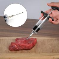 ราคา ชุดที่ฉีดเนื้อพลาสติกสำหรับสูบบุหรี่เหมาะสำหรับการฉีดหมักลงในไก่งวงเนื้อสัตว์หน้าอก (17140969240)