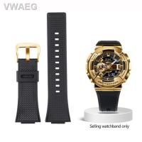 ราคา สายรัด GM 110 GM110สำหรับ Casio ใหม่ซิลิโคนสายรัด G SHOCK GM 110GB กันน้ำสายรัดนาฬิกาข้อมือยางนุ่ม16มม สีดำสร้อยข้อมือเหล็ก (19670291594)